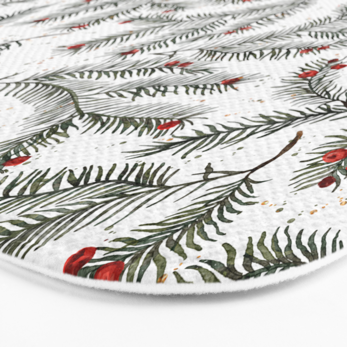Evergreen Elegance Bath Mat Gallery Image 3