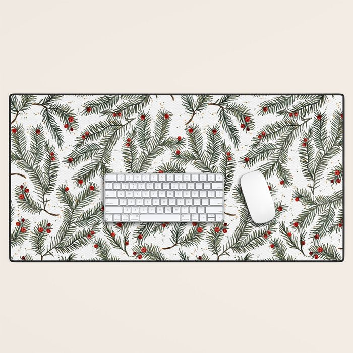 Evergreen Elegance Desk Mat Gallery Image 1