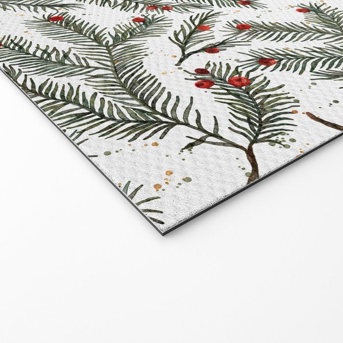 Evergreen Elegance Welcome Mat Gallery Image 2