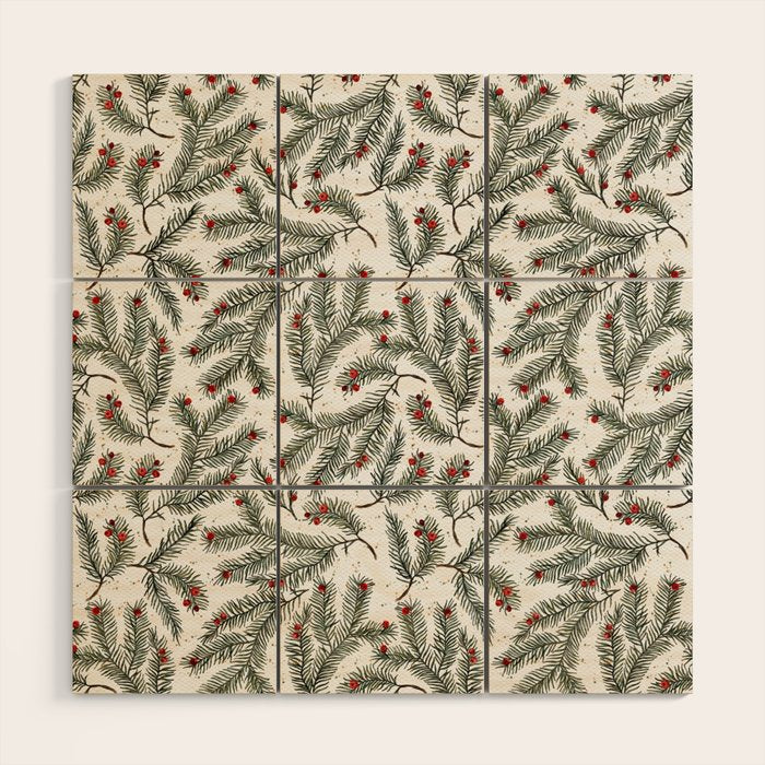 Evergreen Elegance Wood Wall Art Gallery Image 1