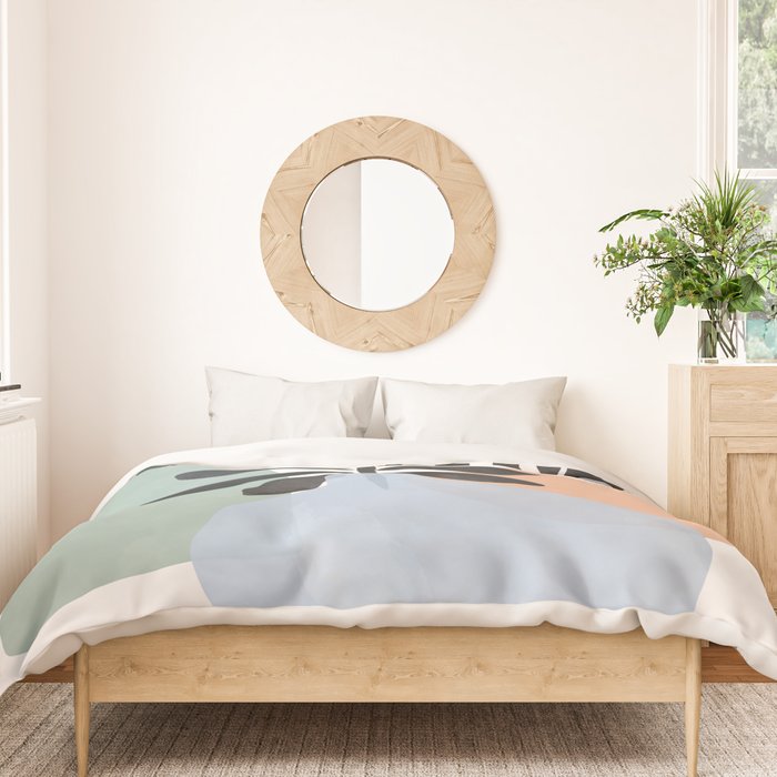 Sea glass vases Duvet Cover Gallery Image 3