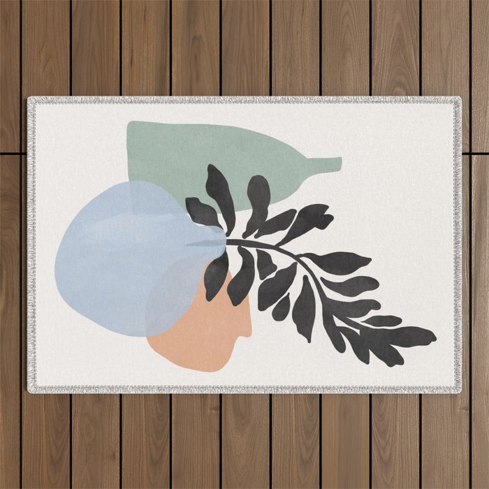 Sea glass vases Outdoor Rug Gallery Image 1