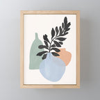 Sea glass vases Mini Art Print Gallery Image 1