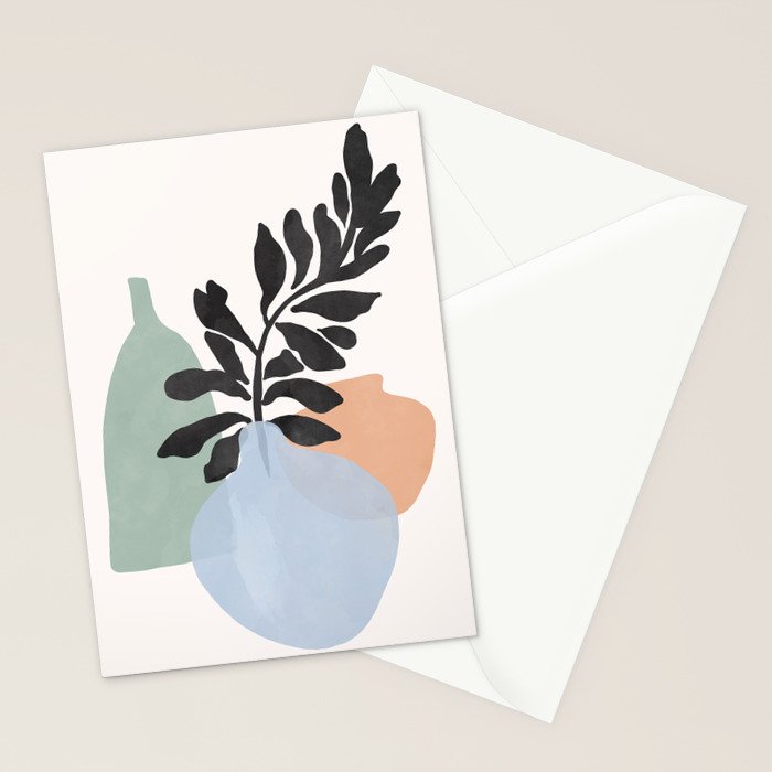 Sea glass vases Stationery Card Gallery Image 2