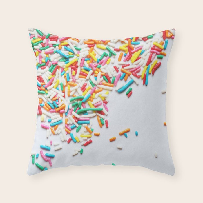 Sprinkles Party II Throw Pillow Gallery Image 6