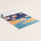 Warm spring sunchine near the flowing river Yoga Mat Gallery Image 2