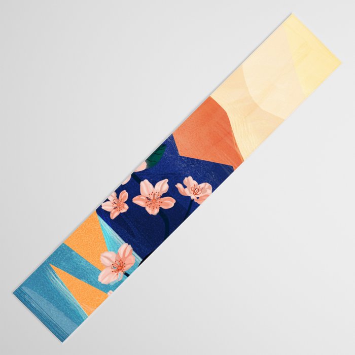 Warm spring sunchine near the flowing river Table Runner Gallery Image 3