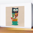 Morning Owl Wall Mural Gallery Image 2