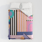 Memphis pattern 84 - 80s / 90s Retro Comforter Gallery Image 6