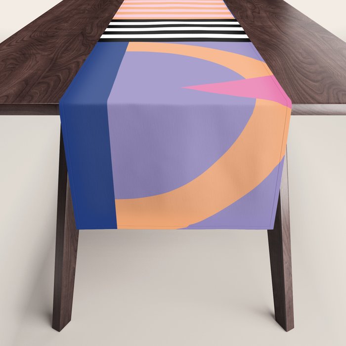 Memphis pattern 84 - 80s / 90s Retro Table Runner Gallery Image 1