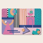Memphis pattern 84 - 80s / 90s Retro Cutting Board Gallery Image 1