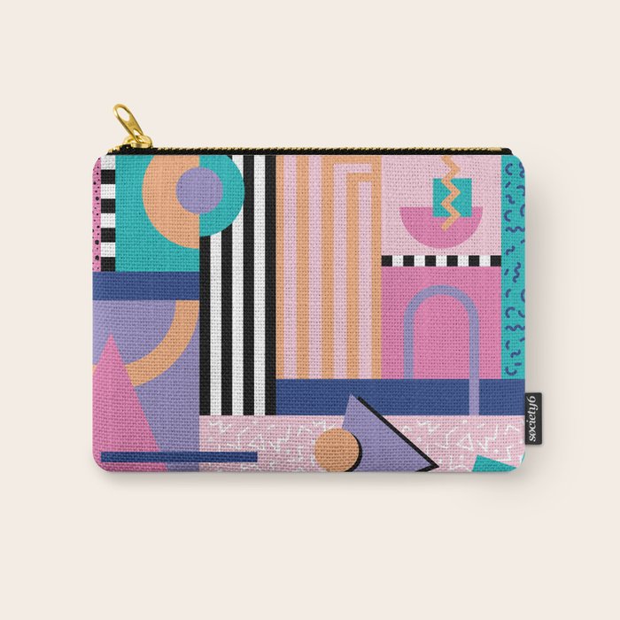 Memphis pattern 84 - 80s / 90s Retro Carry All Pouch Gallery Image 1