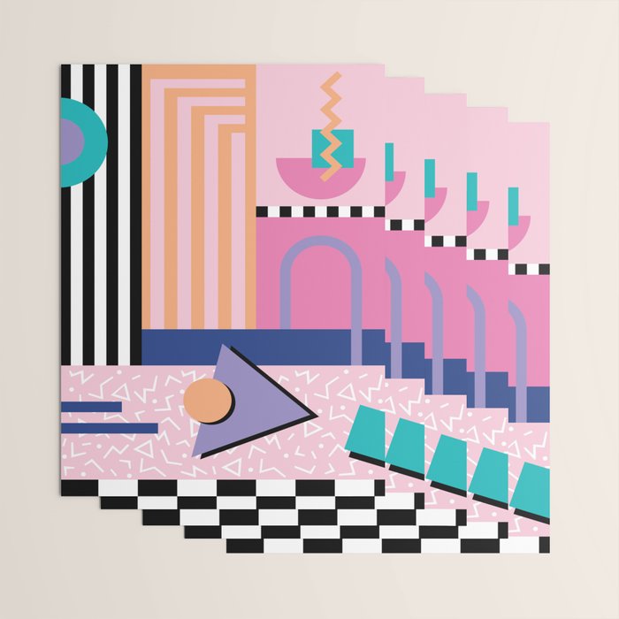 Memphis pattern 84 - 80s / 90s Retro Wrapping Paper Gallery Image 3
