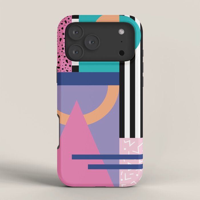 Memphis pattern 84 - 80s / 90s Retro iPhone Case Gallery Image 4
