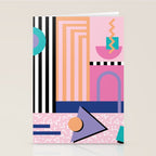 Memphis pattern 84 - 80s / 90s Retro Stationery Card Gallery Image 2