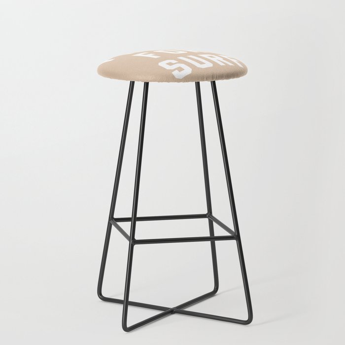 Pray for Surf - sand color Stool Gallery Image 1
