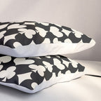 Card Suit Motifs I Black and White Pillow Sham Gallery Image 3