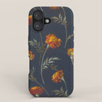 Vintage Marigolds iPhone Case Gallery Image 1