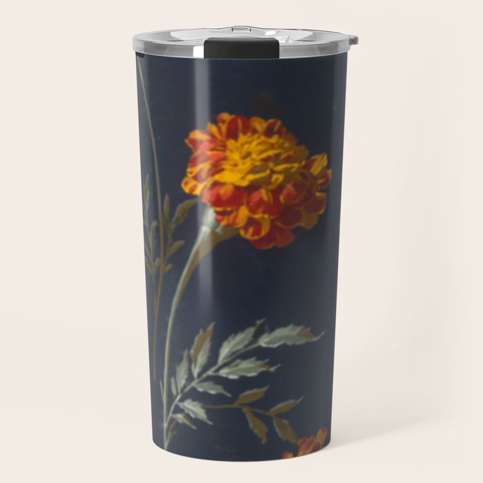 Vintage Marigolds Travel Mug Gallery Image 1