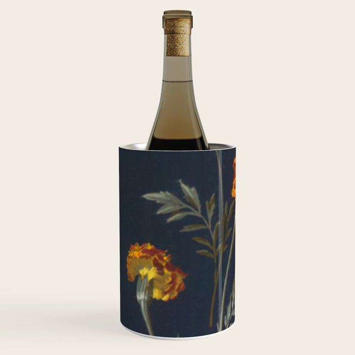 Vintage Marigolds Wine Chiller Gallery Image 2