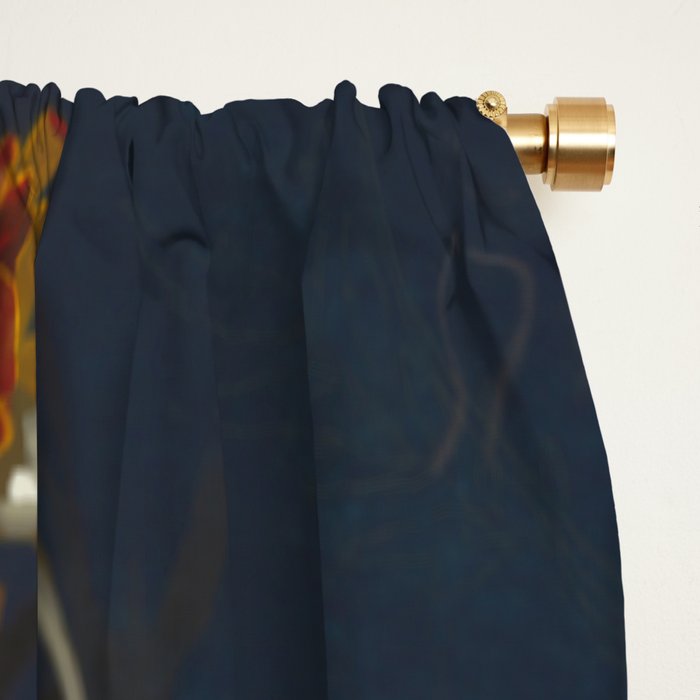 Vintage Marigolds Window Curtain Gallery Image 2