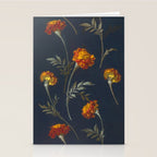 Vintage Marigolds Stationery Card Gallery Image 2