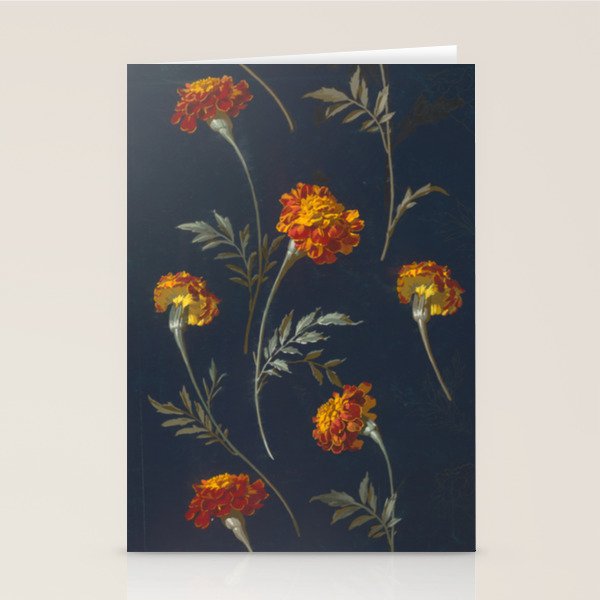 Vintage Marigolds Stationery Card Gallery Image 2