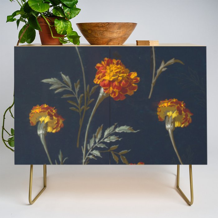 Vintage Marigolds Credenza Gallery Image 1