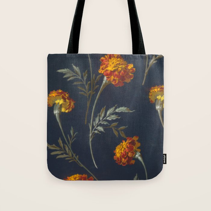 Vintage Marigolds Tote Bag Gallery Image 1