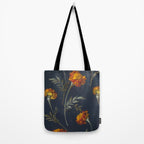 Vintage Marigolds Tote Bag Gallery Image 2