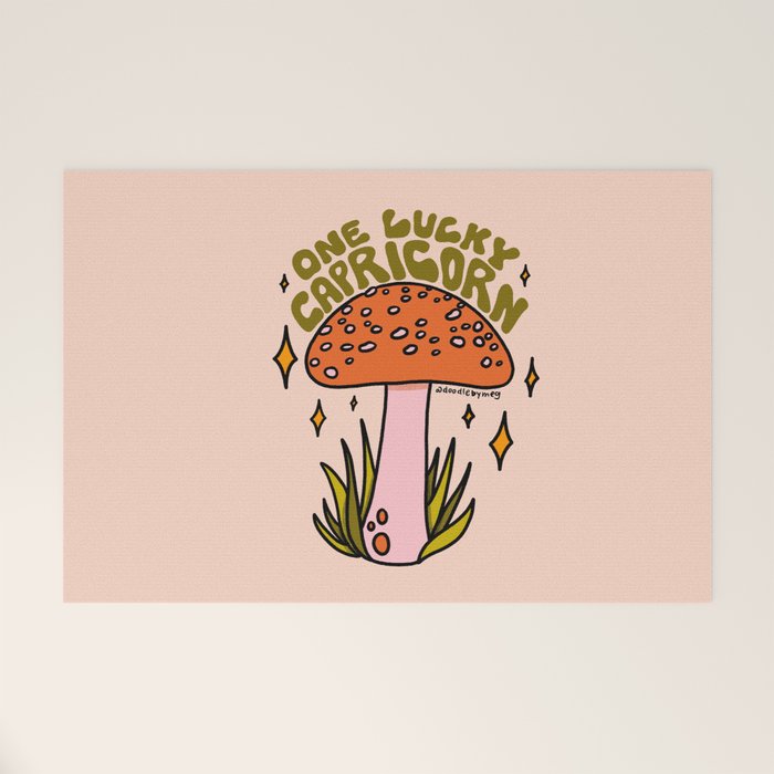 One Lucky Capricorn Welcome Mat Gallery Image 1