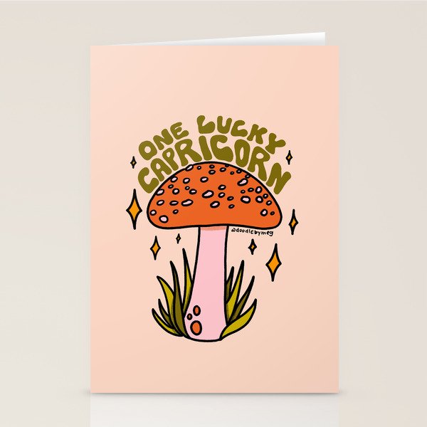 One Lucky Capricorn Stationery Card Gallery Image 2