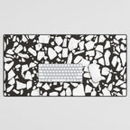Black marble Desk Mat Gallery Image 1