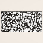 Black marble Desk Mat Gallery Image 3