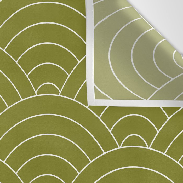 Waves (Matcha) Wall Tapestry Gallery Image 3