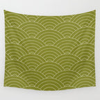 Waves (Matcha) Wall Tapestry Gallery Image 4