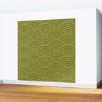 Waves (Matcha) Wall Mural Gallery Image 2