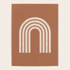 Woodblock arch terracotta Poster Gallery Image 4