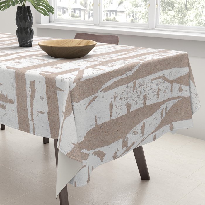 Woodcut Birches Tablecloth Gallery Image 3