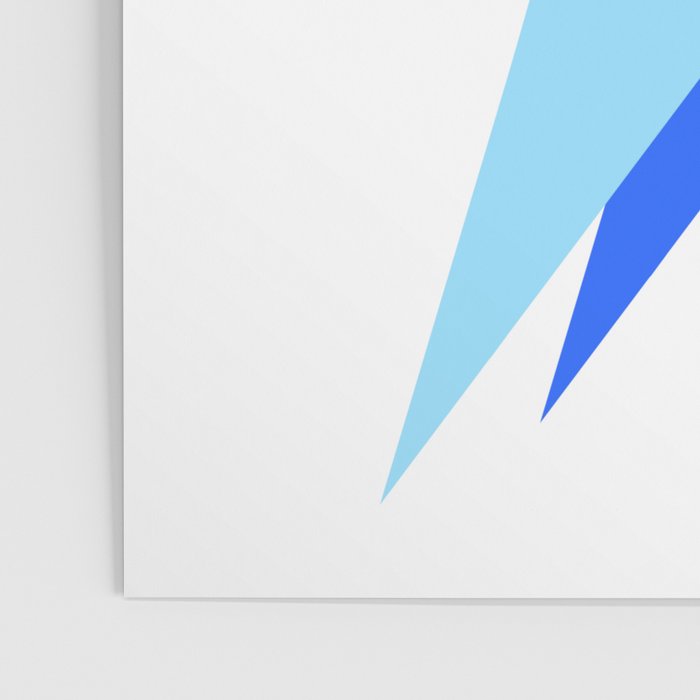 Blue Lightning Bolts Poster Gallery Image 3