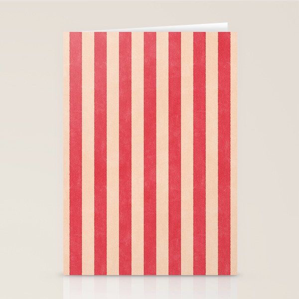 STRIPES 001 C - Strawberry Stationery Card Gallery Image 2