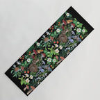 Rabbit and Strawberry Garden Yoga Mat Gallery Image 1