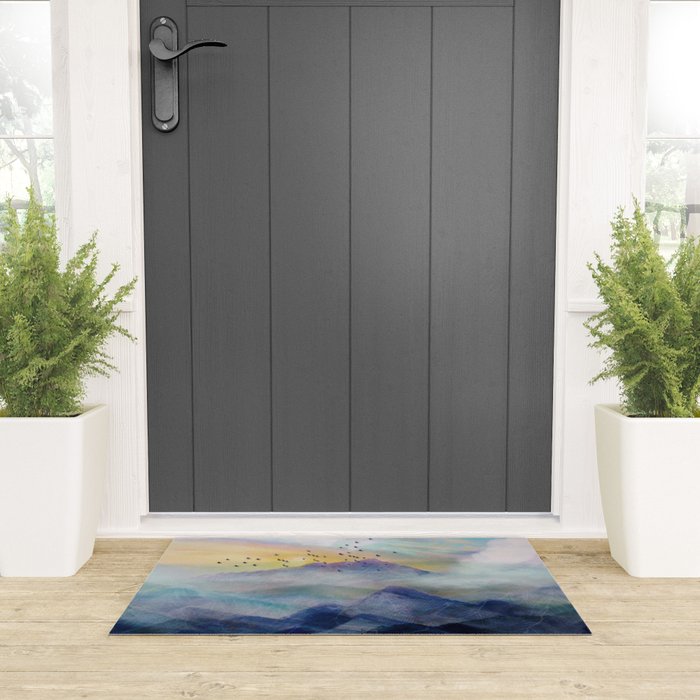 Mountain Sunrise Welcome Mat Gallery Image 3