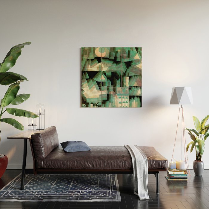 Paul Klee "Dream city" Wood Wall Art Gallery Image 2