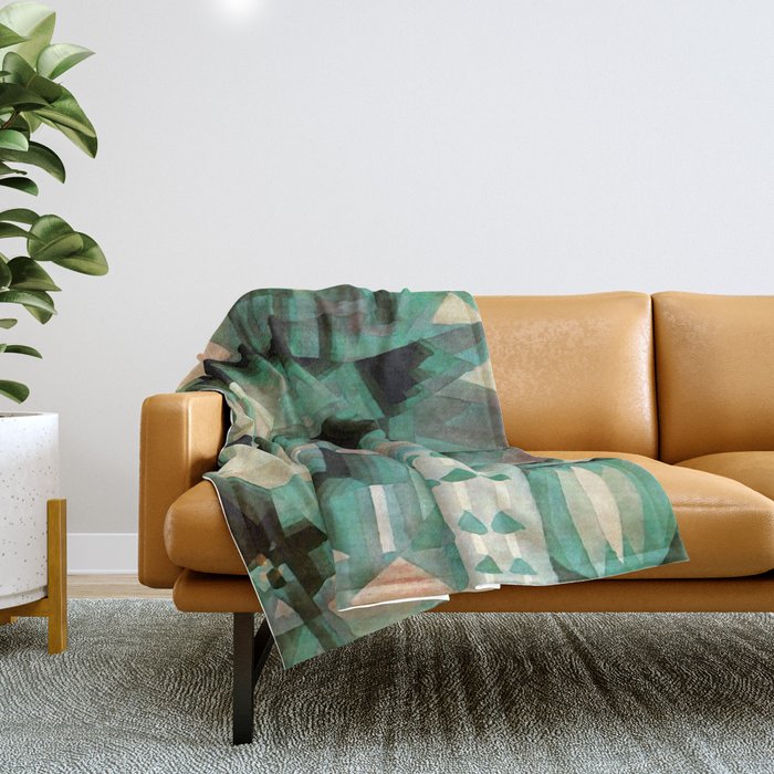 Paul Klee "Dream city" Throw Blanket Gallery Image 1