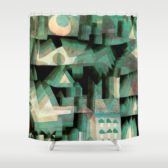 Paul Klee "Dream city" Shower Curtain Gallery Image 1