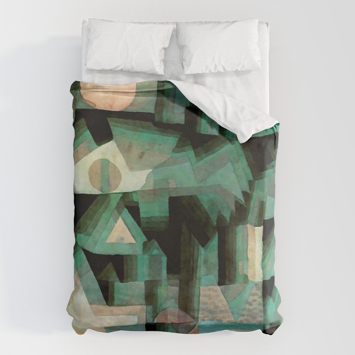 Paul Klee "Dream city" Duvet Cover Gallery Image 6