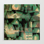 Paul Klee "Dream city" Wood Wall Art Gallery Image 1