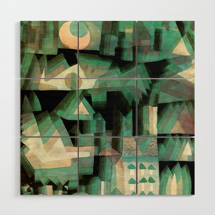 Paul Klee "Dream city" Wood Wall Art Gallery Image 1