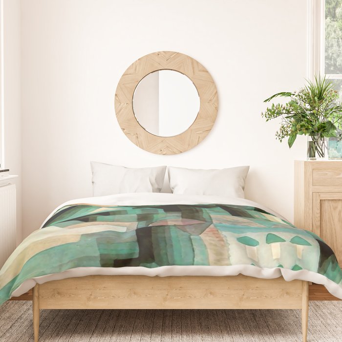 Paul Klee "Dream city" Duvet Cover Gallery Image 3
